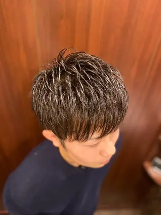 ショート メンズ 山田 哲平のヘアスタイル