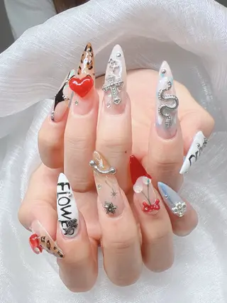 ネイル Lee Nails チップ長さだし専門店のネイルデザイン