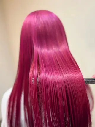 セミロング カラー AIconic nagoya所属・縮毛矯正/ レイヤー/ミディアムのヘアスタイル