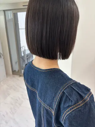 ショート SAYAKA 🍒／ボブ／暖色のヘアスタイル