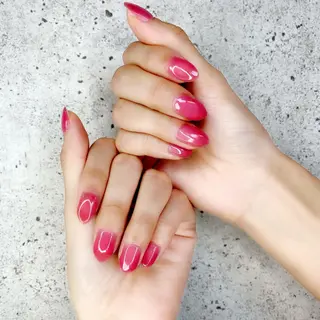 ミディアム カラー パーマ ヘアアレンジ メンズ キッズ ネイル マツエク・マツパ アイブロウ Salon Ｋのネイルデザイン