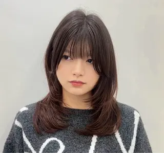 パーマ コテ巻き風パーマ 専門店　モモのヘアスタイル