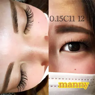 マツエク・マツパ manny eyelashのマツエク・マツパデザイン