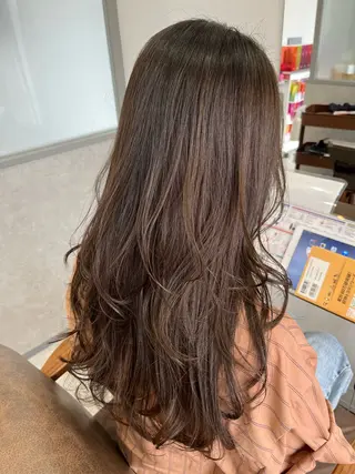 ロング 暖色＊ベージュ ＊くらたあやかのヘアスタイル