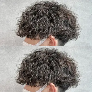 ショート パーマ メンズ 【メンズサロン】 BLUCK 横浜のヘアスタイル