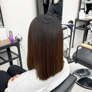 ロング カラー パーマ ヘアアレンジ メンズ mona/ ストレートスタイル✨のヘアスタイル