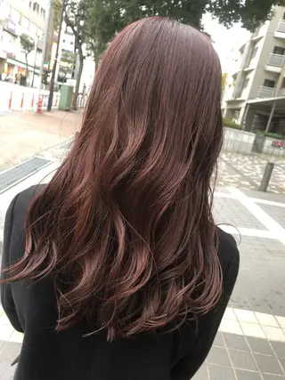 ロング カラー 縮毛矯正⭐️ 桜場裕一のヘアスタイル