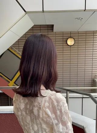 ミディアム カラー ヘアアレンジ Joshua / 素髪改善のヘアスタイル