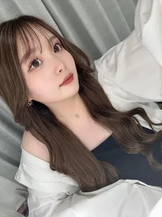 ロング シールエクステ KUMA🧸のヘアスタイル