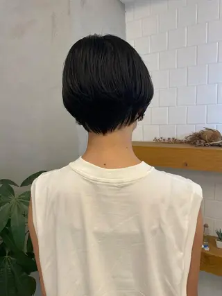 ショート カラー ヘアアレンジ 、 、のヘアスタイル