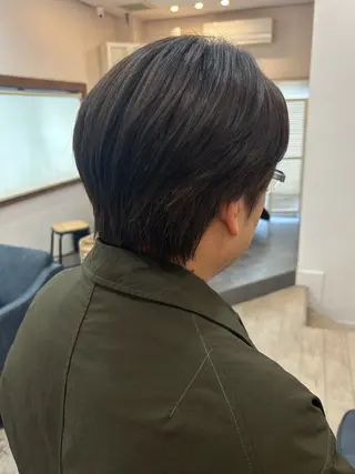 ショート カラー メンズ 180° OneEightyDegrees 中目黒所属・Himari 【ハイトーンカラー】のヘアスタイル