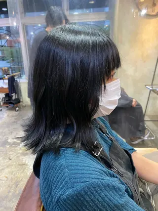 ミディアム カラー 🌙𝑳𝑼𝑵𝑨 工藤/メンズカット✂のヘアスタイル