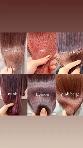 セミロング カラー ヘアアレンジ stylist ◎RUKI.のヘアスタイル