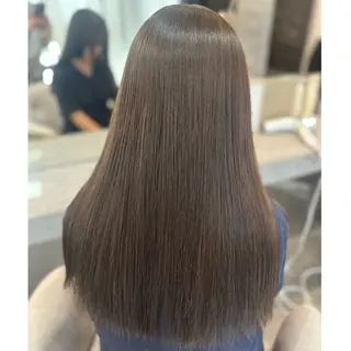 セミロング カラー ヘアアレンジ 🖤kana/艶髪/ 韓国風カラー🖤のヘアスタイル