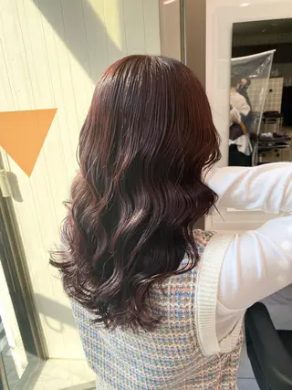 セミロング カラー レイヤー/韓国❣️ 髪質改善/亘紘輝のヘアスタイル