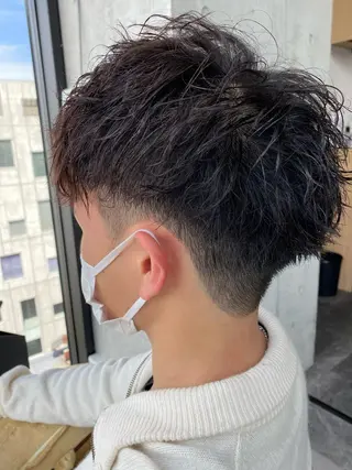 ショート パーマ メンズ Dxxxx III所属・女性目線の大人 メンズ*Ayakaのヘアスタイル