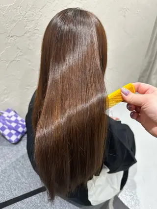 ロング カラー 【髪質改善】 夏目結以のヘアスタイル