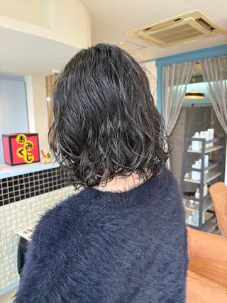 ミディアム 朝生 海都のヘアスタイル