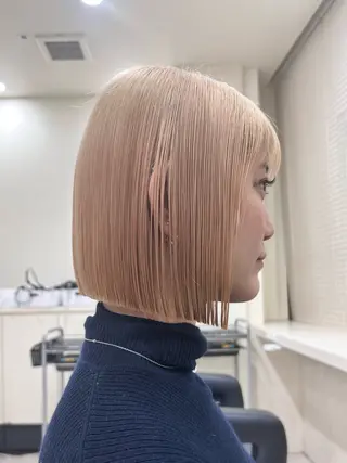 ショート ✨池袋で1番キレイな ボブ✂️ケンボーのヘアスタイル