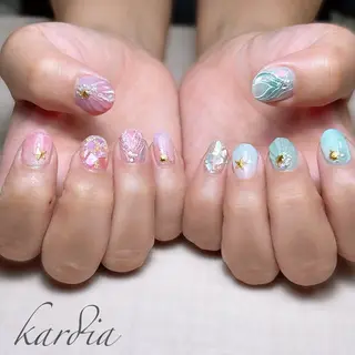 ネイル καρδιά -ｶﾙﾃﾞｨｱ-のネイルデザイン