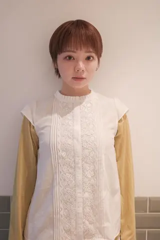 ミディアム パーマ カラー CEINE OURのヘアスタイル