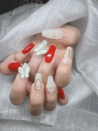 ネイル Lee Nails チップ長さだし専門店のネイルデザイン