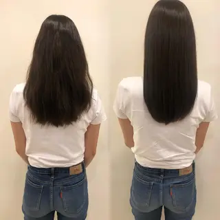 ロング カラー 大久保 優香のヘアスタイル