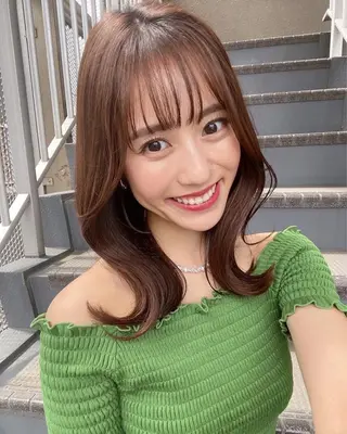 ミディアム Aster 店長 れおん✂️のヘアスタイル