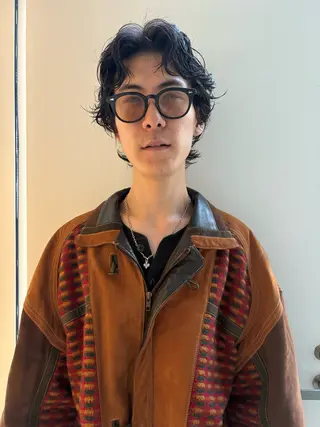 パーマ メンズ SITEN 淀屋橋 /肥後橋きべひろまさのヘアスタイル