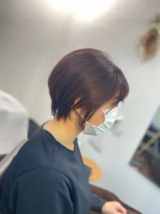 ショート 佐々木 菜摘のヘアスタイル
