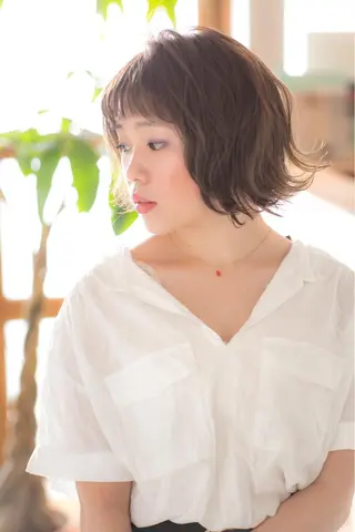 ショート カラー パーマ 🐮牛島 一貴🐮のヘアスタイル