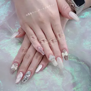 ネイル ラベンダー💖日暮里 ルル💖ネイルのネイルデザイン