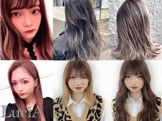 ロング カラー ヘアアレンジ LuciA/エクステ カラーのヘアスタイル