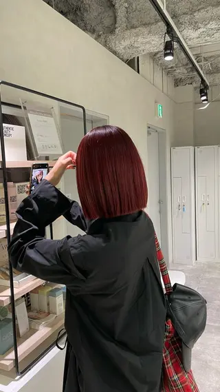 セミロング カラー モデル募集中/西梅田 かえで🎀のヘアスタイル