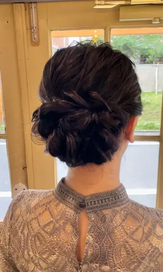 ミディアム ヘアアレンジ KURIA‪‪*⋆ஐ ブリーチ/韓国ヘアのヘアスタイル