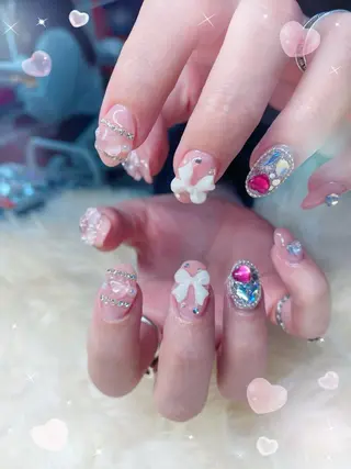 セミロング 💜MIYA nail川崎店のネイルデザイン