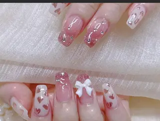 ネイル 🐳彩羽チップ 長さだし専門🐳のネイルデザイン