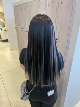 カラー 福島 果音のヘアスタイル