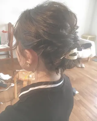 ショート カラー パーマ 榎園 由美のヘアスタイル