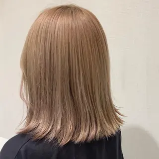 ミディアム カラー minami🪷 暖色カラーのヘアスタイル