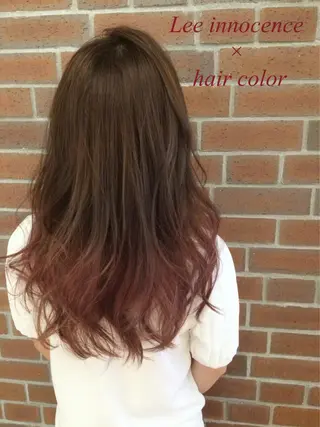 ミディアム セミロング ロング カラー カラー/髪質改善スペ シャリスト宮本　伸一のヘアスタイル