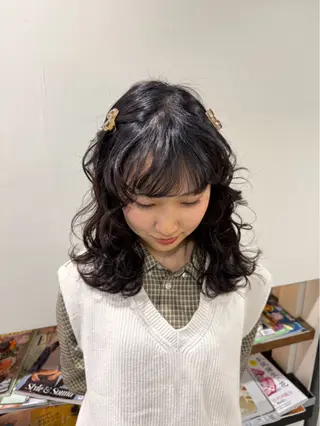 パーマ unsarto所属・レイヤー💫パーマ 🌙 nanacoのヘアスタイル