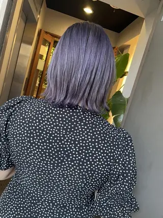 セミロング カラー TIGRE kamitoriのヘアスタイル