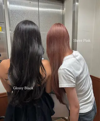 ロング カラー rina/無料 レイヤーカット/上野のヘアスタイル