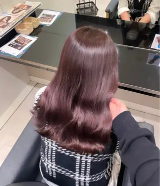 セミロング momone🍒 メンズカットパーマのヘアスタイル