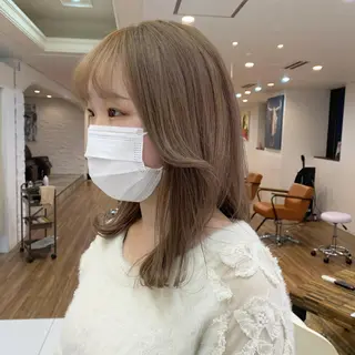 ミディアム 【韓国風くびれヘア】 joule小木曽輝のヘアスタイル