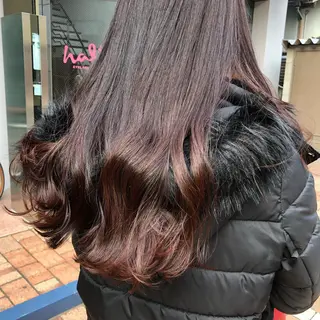 ロング カラー ヘアアレンジ BRUNTJET所属・MAEDA MADOKAのヘアスタイル