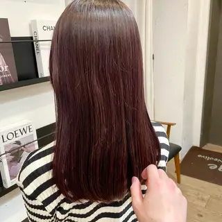 セミロング カラー オザキクウガ/ ブリーチ/髪質改善のヘアスタイル