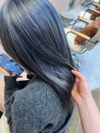 セミロング カラー 透明感/ベージュ /kazui🐈のヘアスタイル