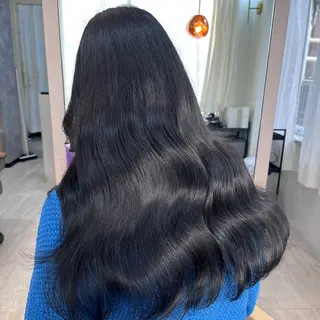 ロング カラー 💘Kurea💘 艶髪/韓国/暗髪のヘアスタイル